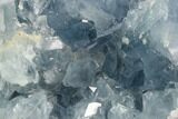 Crystal Filled Celestine (Celestite) Heart Geode - Madagascar #126651-1